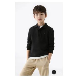 [타미힐피거칠드런2] 레귤러 폴로셔츠 (T42F7KKT10CBT1) 3T 16세