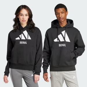 [아디다스(퍼포먼스)]남여공용 후드티셔츠 서울 기모 후디 JE2727
