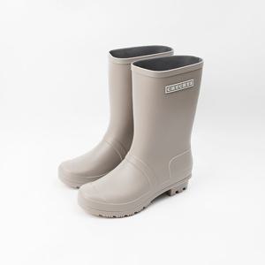 [신난다슈]여성 레인 부츠 3cm 여자 방수 장화 미들 하프 부츠 발편한 쿠션 T25MD2 그레이