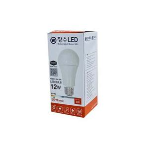 장수램프 LED BULB 12W(전구색) 형광 형광등 형광램프 번개표 금호전기 삼파장 40W 전구 30W 인테리