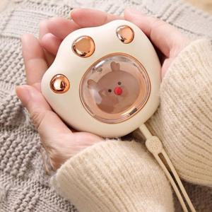 캐릭터 고양이손난로 곰발바닥손난로 핫팩 핸디워머 손난로 충전손난로 핫팩 온열팩 찜질기 캠핑 독서실 공부방 사무실 스키장