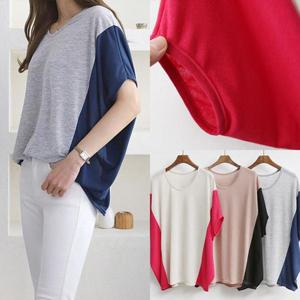 나야홍 / 위쉬몰 IL 모닝옆배색가오리반팔티(E028H506) 빅사이