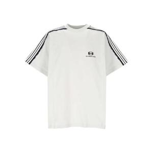 발렌시아가 로고 프린트 티셔츠 829686TSVH29081