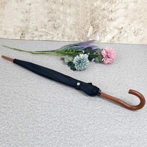 곡자무지 자동 장우산 블랙