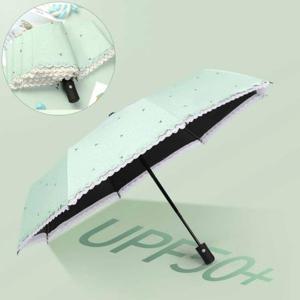 레이스 양산 우산 자동 3단 튼튼한 양우산 자외선차단