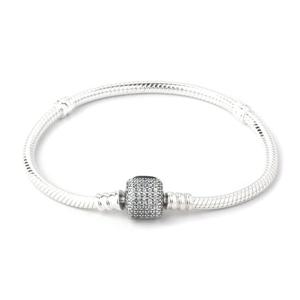 판도라 590723CZ 모멘츠 실버 시그니처 클라습 팔찌