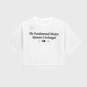 [노스페이스 화이트라벨]여성 아이라 반팔 라운드티 NT7UR37M_WHT