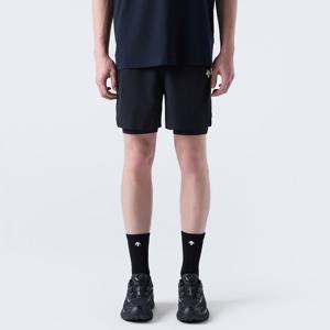 [데상트공식] 트레이닝 6인치 레깅스 부착형 쇼츠 SQ321THP81