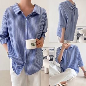 나야홍 / 위쉬몰 BS 아방카라백리본줄남방(U813H507) 빅사이즈