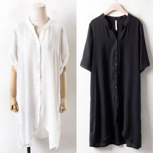 나야홍 / 위쉬몰 HG 쉬폰롱블라우스(2133H507) 빅사이즈