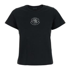 몽클레어 크루넥 반팔 자수 로고 티셔츠 8C0000989AJS 998