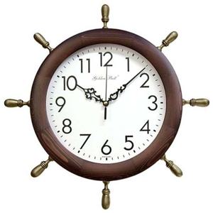 GB4723 원목 주석 무소음 벽시계 월넛 제조한국