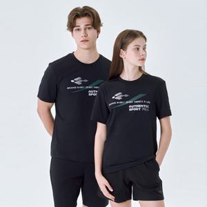 [휠라]경량 스트레치 그래픽 반팔티 (FS2RSG2211X_BLK)