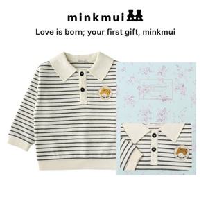 [밍크뮤]IV 치치스트라이프스웨트셔츠 35A1533401 35A15-334-01 출산백일돌선물