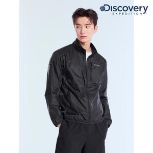 디스커버리 (DMWJ7Q053_BKS) 남성 초경량 립스탑 하이넥 바람막이 DXNW