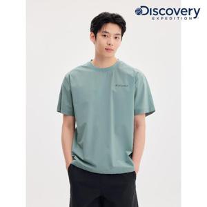 디스커버리 (DXRS87053_MTL) 프레시벤트 우븐 반팔티셔츠 DXNW