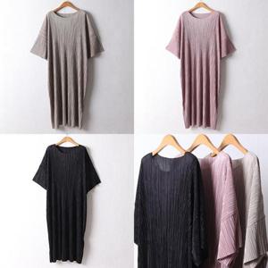 나야홍 / 위쉬몰 RA 얇은찐빠주름롱원피스(D761H506) 빅사이즈