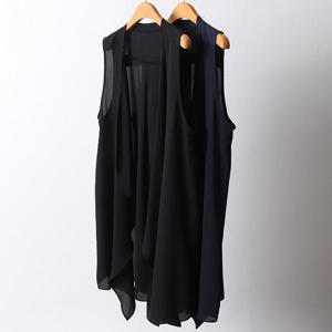 나야홍 / 빅사이즈오픈조끼 D935L507 썸머훌쿨링롱베스트 BG