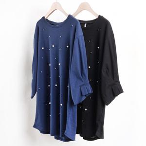 나야홍 / 빅사이즈비즈셔링티 1961L507 펄진주슬라브티 MN