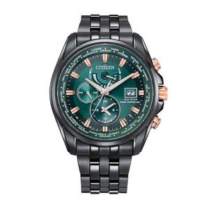 시티즌 AT9128-87X 퍼페츄얼 알람 월드타임 에코드라이브 남성