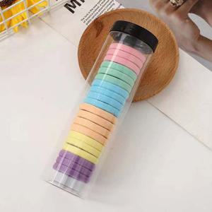 달콤 머리끈 헤어끈 머리고무줄 20개입 DD-12516 머리끈세트 머리끈 칼라고무줄 굵은고무줄 둥근고무줄 머리끈대용량 두꺼운머리고무줄