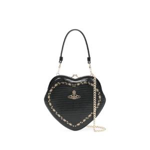 비비안웨스트우드 벨 하트 프레임 장식 미니 백 4B01000WWL00C9