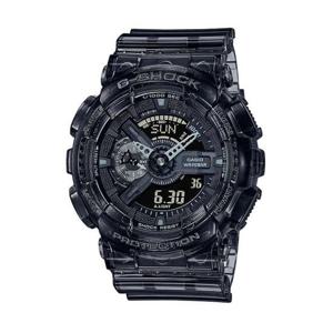 지샥 GA-110SKE-8A 스켈레톤 남성 투명 우레탄 아날로그 전자 시