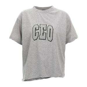 발렌시아가 CEO 팀 로고 티셔츠 826344TSVP3 1300