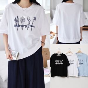 나야홍 / 위쉬몰 SM 플라워리맨투맨티셔츠(U583H507) 빅사이즈