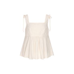 [올리브데올리브]어깨 리본 장식 슬리브리스블라우스 ( OW5MB550-GB)