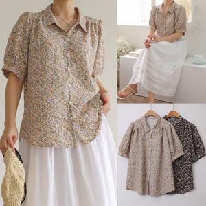 나야홍 / 위쉬몰 LY 베스티핀턱주름꽃남방(U692H507) 빅사이즈