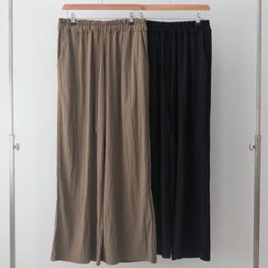 나야홍 / 빅사이즈통팬츠 U690L507 액티브와이드주름팬츠 GO