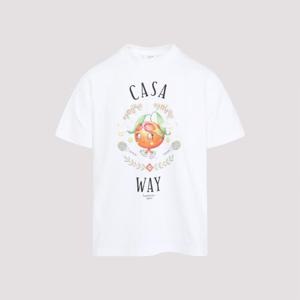 카사블랑카 반팔 티셔츠 MAW25JTS00102 ORANGE MASCOT