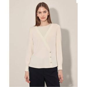 [올리비아로렌]라운드 랩 블라우스_VOCNL4F8231