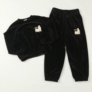 [지프키즈]벨로아 골지 밴딩 맨투맨세트  KO4TSU861-SET