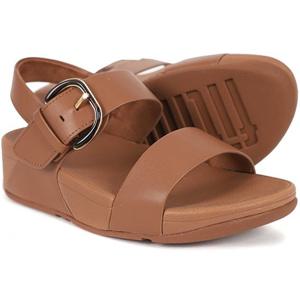 [정품] 핏플랍 여성 루루 버클 레더 딥 탄 백 스트랩 샌들 (JE7-C15)