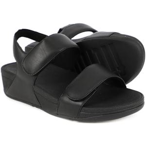 [정품] 핏플랍 여성 루루 어드저스터블 레더 올블랙 백 스트랩 샌들 (FV8-090)