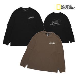 내셔널지오그래픽키즈 K253UTS030 남여공용 가을 레이어드 긴팔 라운드티셔츠 170 고학년딜