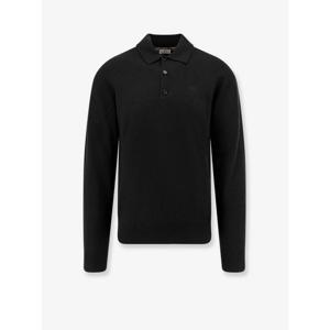 [BURBERRY] 라프리마 남성 니트웨어 캐시미어 폴로 스웨터 8113157 A1189 블랙 /12
