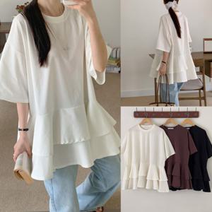 나야홍 / 위쉬몰 BN 감성빅캉캉프릴블라우스(U604H507) 빅사이