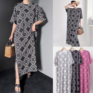 나야홍 / 위쉬몰 NM 페이즐리패턴통원피스(U943H507) 빅사이즈