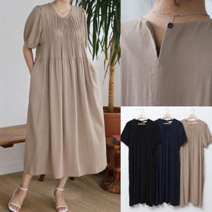 나야홍 / 위쉬몰 SM 투매니주름밴딩원피스(U947H507) 빅사이즈