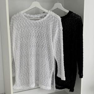 나야홍 / 빅사이즈레이스티 U922L507 땡땡이썸머그물티셔츠 YP