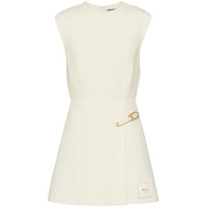 프라다 세이프티 핀 디테일 미니 드레스 P3K49ES23213C0