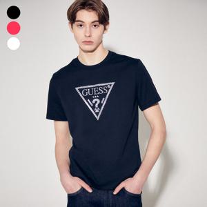 [게스(진)]남성 샤이니 왕삼각 반팔티셔츠 MP2K9434