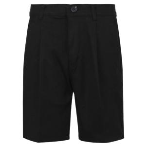 남자 국산 스판 핀턱 코튼 반바지 NE-PTH-Q028-검정