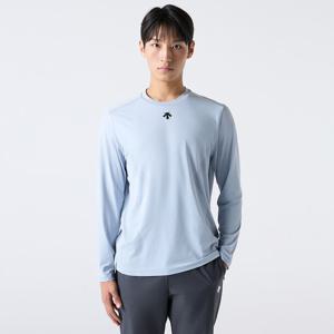 [데상트공식] 트레이닝 자가드 긴팔 티셔츠 SQ321TTL81