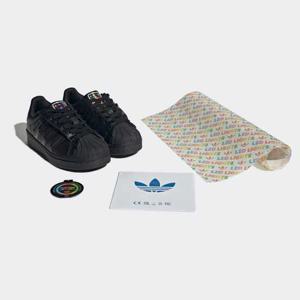 아디다스키즈 JS1291 오리지널스 슈퍼스타 LED 라이트 컴포트 클로저 엘라스틱 레이스 운동화 (170-210)HMDK