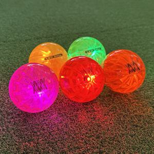 웨이메이커 WAYMAKER 투명 LED 3피스(3겹) 파크골프공 야광 발광 파크 골프 볼 라이트닝볼