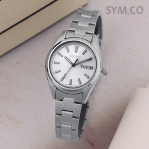 세이코 SUR349P1 네오 클래식 데이데이트 아날로그 정장 여자 메탈 시계 c